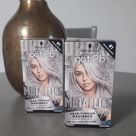 Schwarzkopf Accessories - Schwarzkopf got2b Metallics Hair Color - Metallic Silver Set Of 2